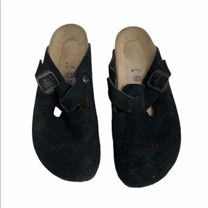 Birkenstock Boston Soft Black Clog-8